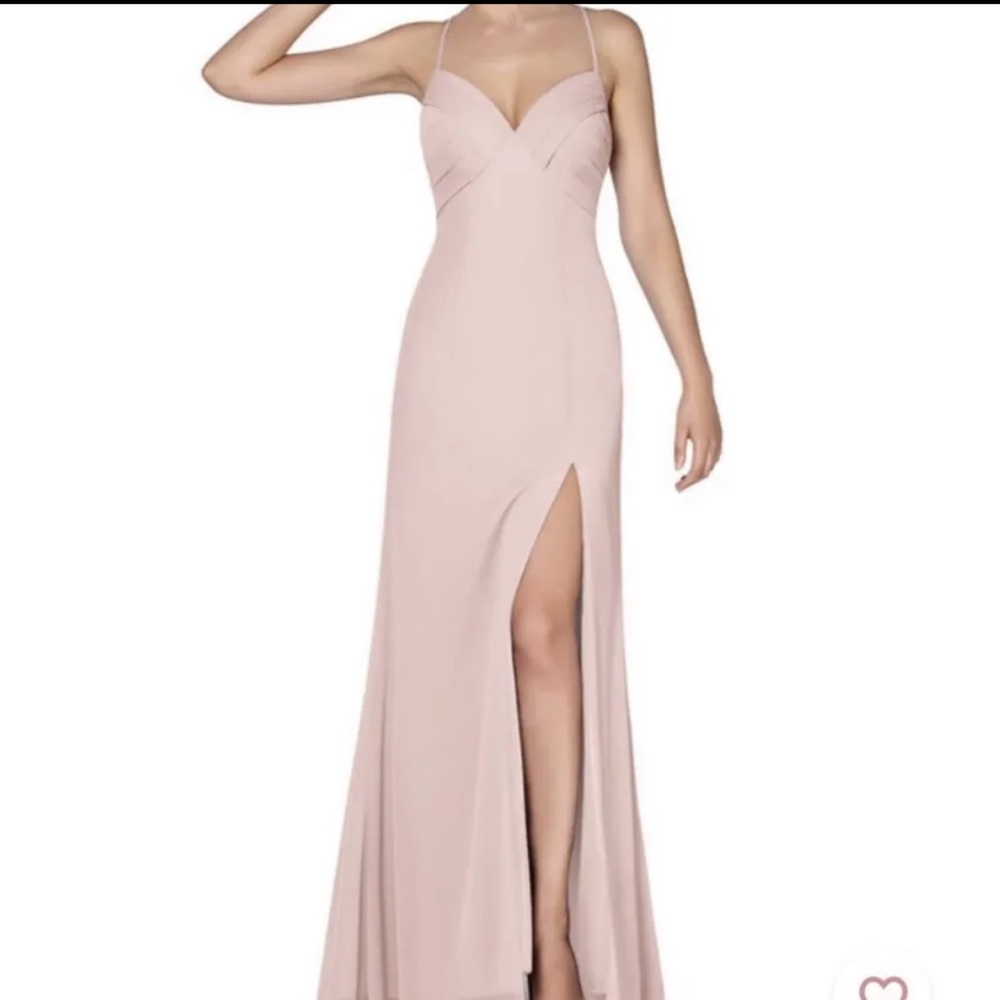 Azazie bridesmaid dress dusty rose NWT